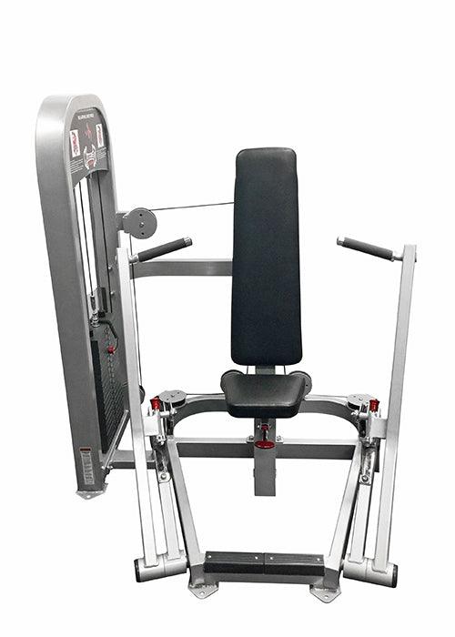 Muscle D Fitness - Classic Iso Lateral Chest Press - Adjustable - Seated Pin Selectorized Weight