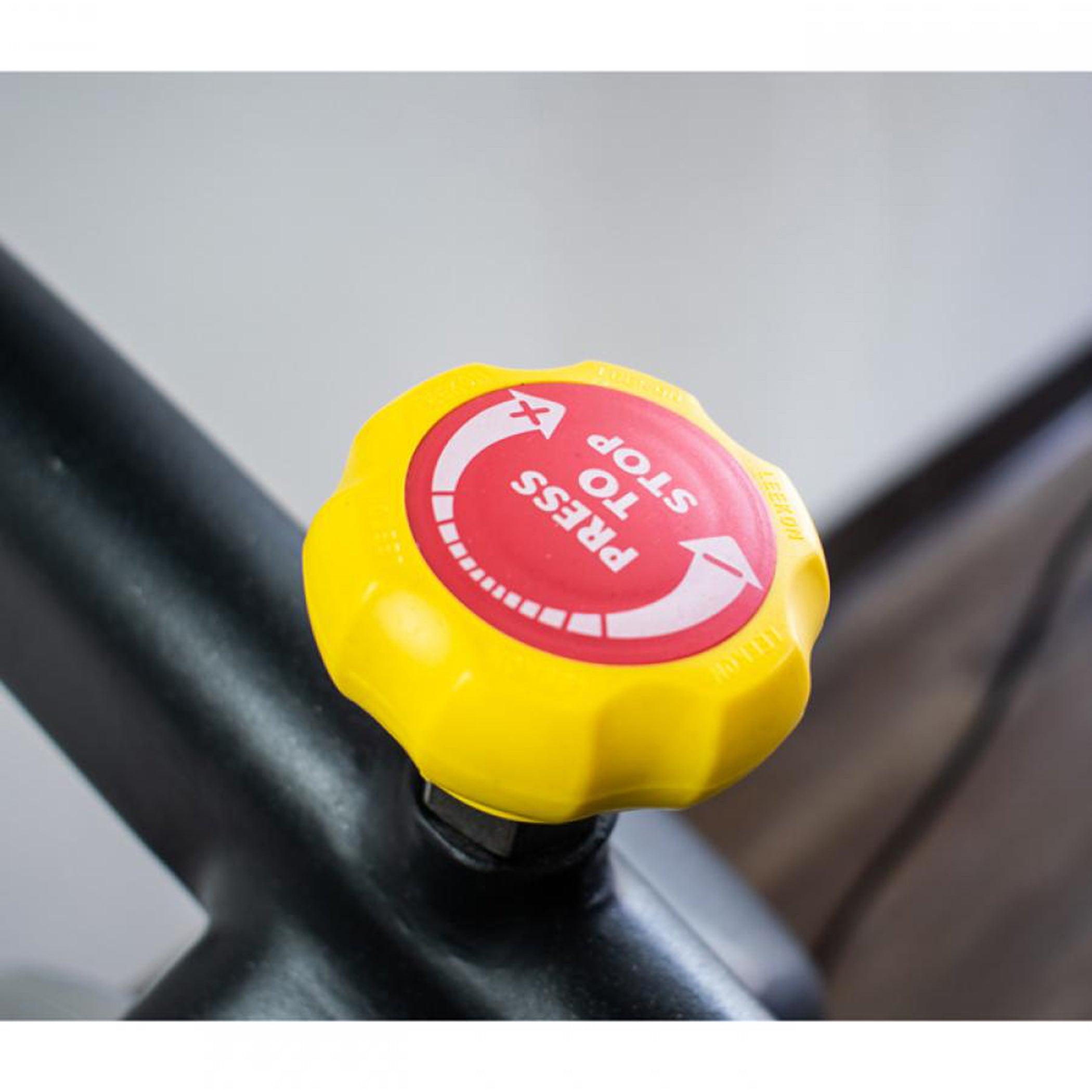 Muscle D Fitness - Stationary Exercise Bike - Commercial Grade Stationary Bike with Device Holder