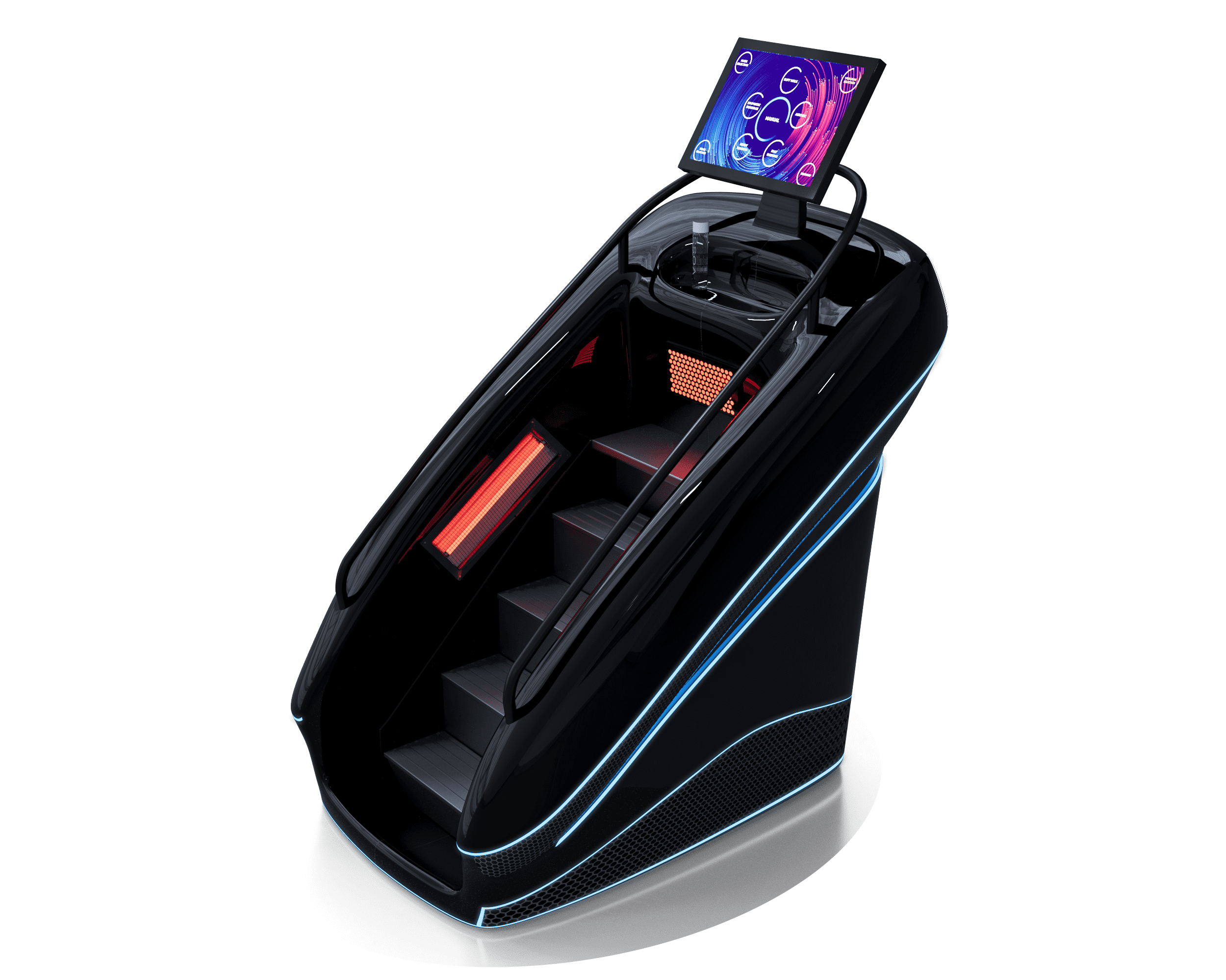 Cryonick InfraStepper Infrared and Red Light Fitness Climber for Biohacking and Longevity
