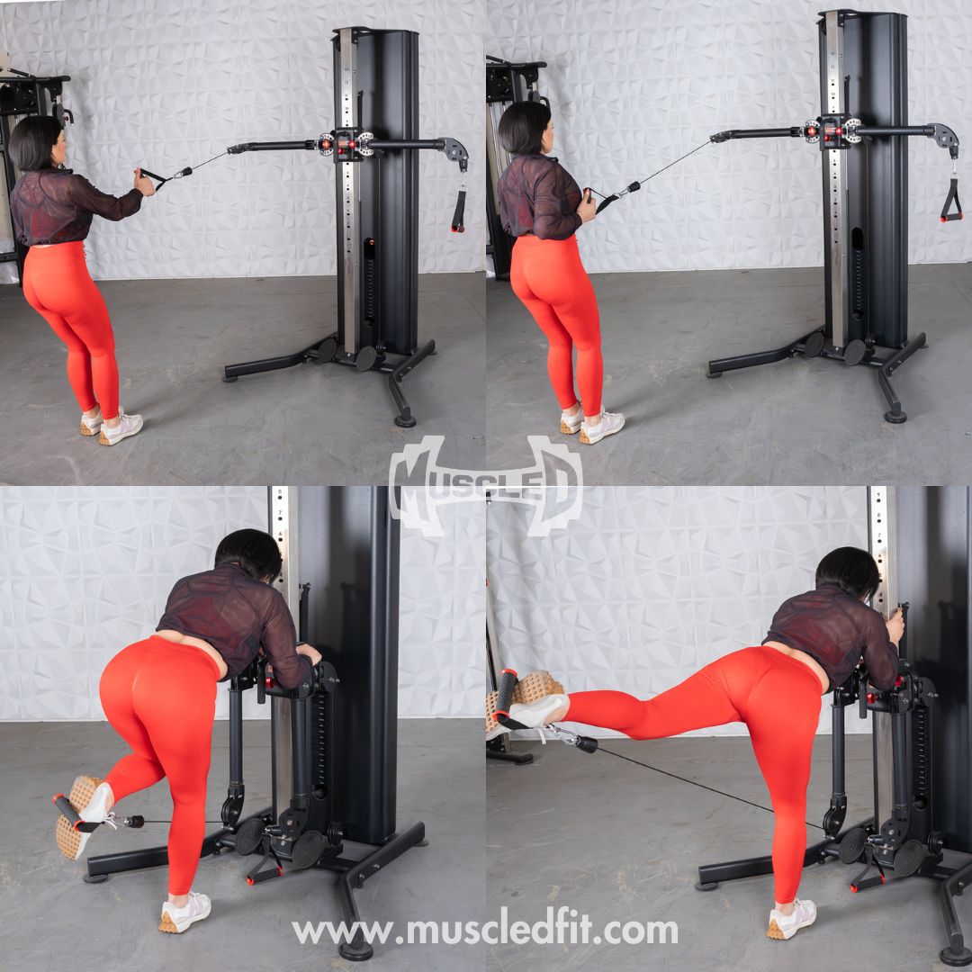 Muscle D Fitness - Dual Adjustable Functional Trainer | Full-Body Machine