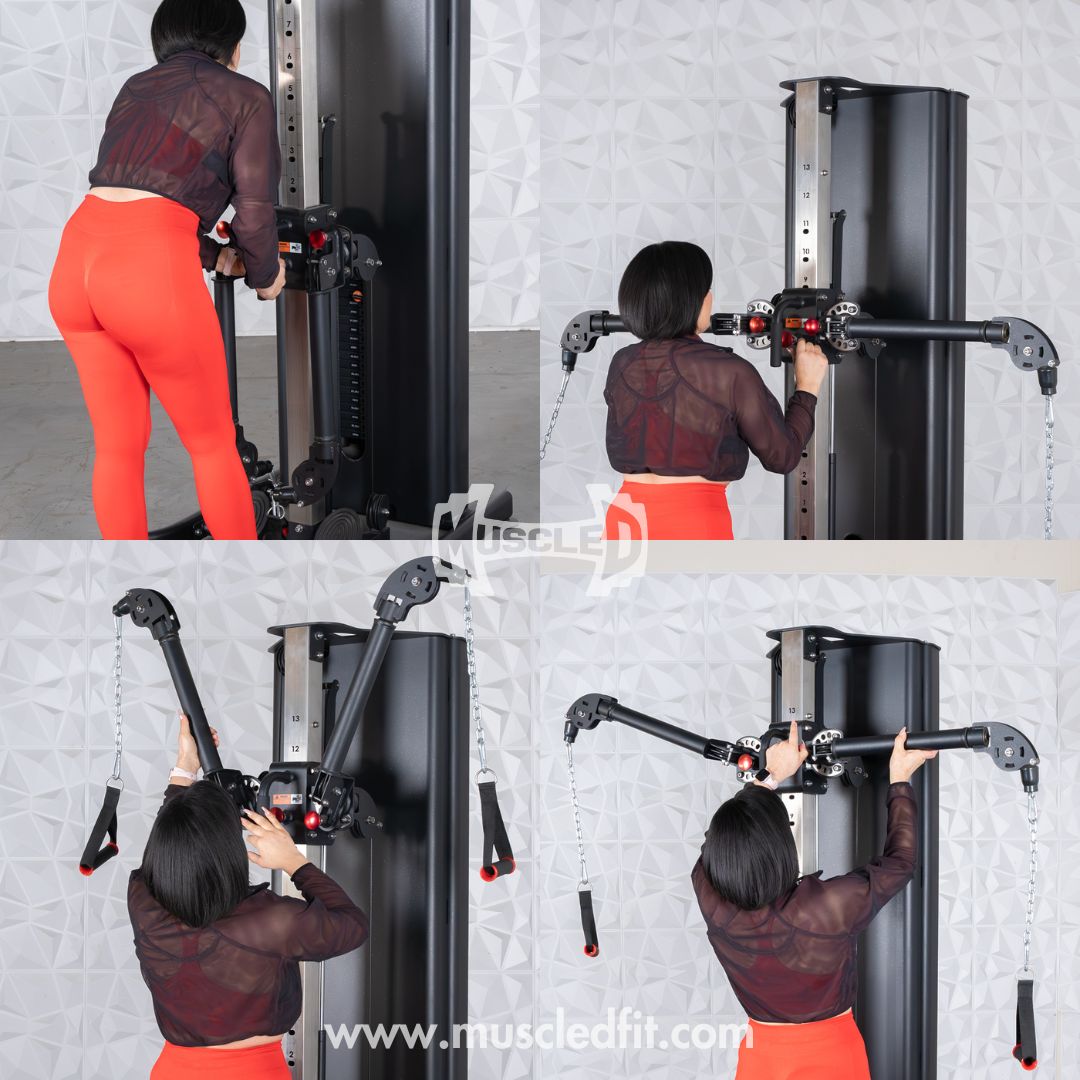 Muscle D Fitness - Dual Adjustable Functional Trainer | Full-Body Machine