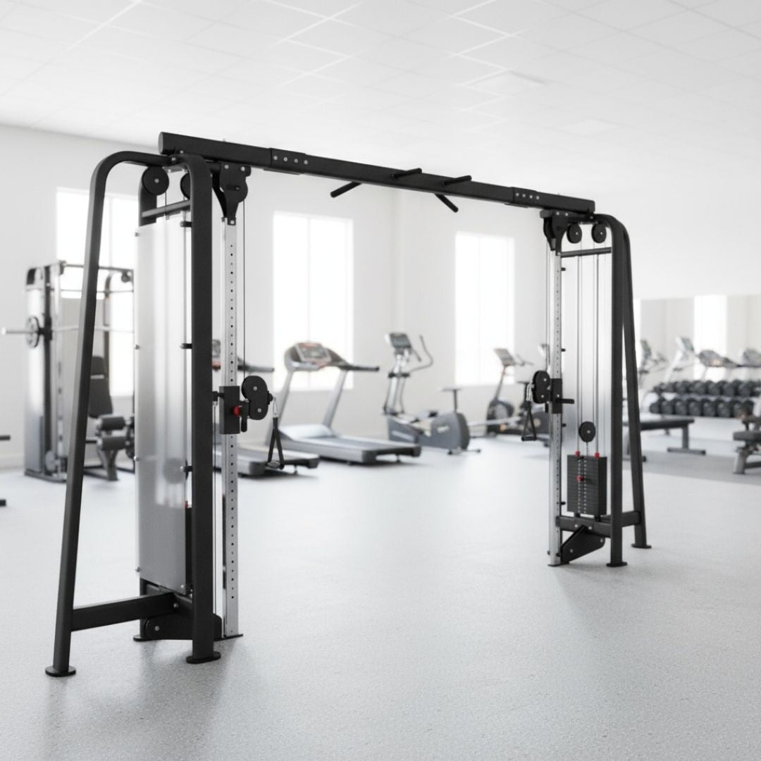 Muscle D Fitness - Standard Cable Crossover Machine with Pull-Up Bar