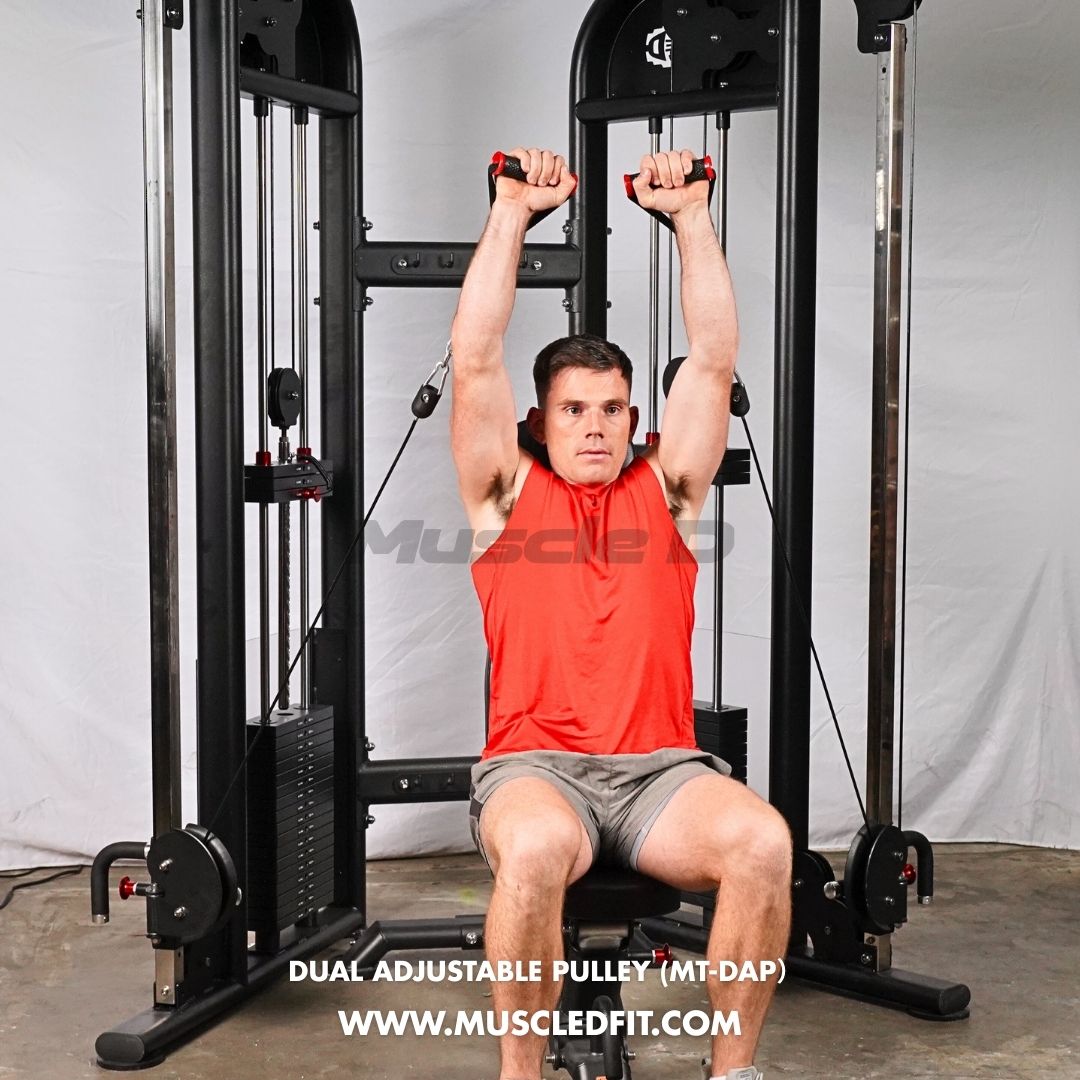 Muscle D Fitness - Dual Adjustable Pulley – Two Stack Cable Machine