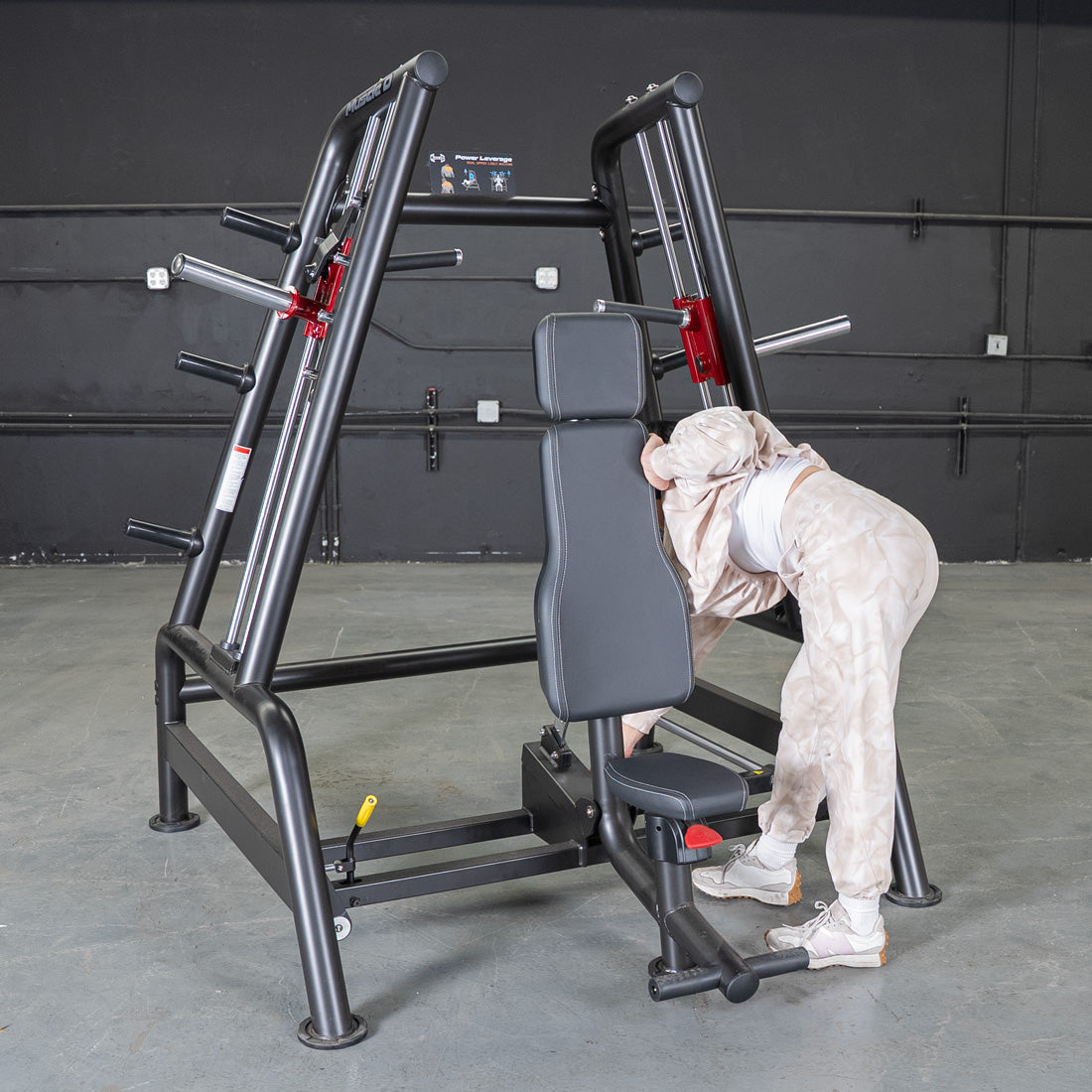 Muscle D Fitness - Power Leverage V2 Convergent Bench - Incline, Shoulder Press