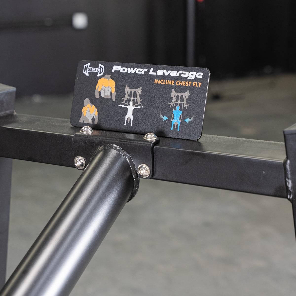 Muscle D Fitness - Power Leverage V2 Decline Chest Fly / Most Muscular Machine