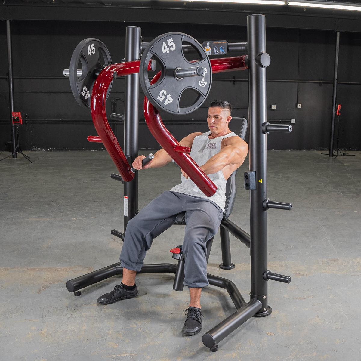 Muscle D Fitness - Power Leverage V2 Decline Chest Press