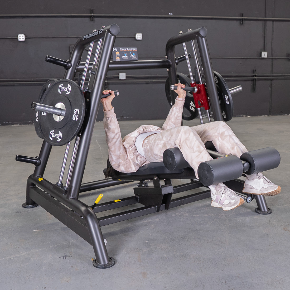 Muscle D Fitness - Power Leverage V2 Flat / Decline Convergent Bench