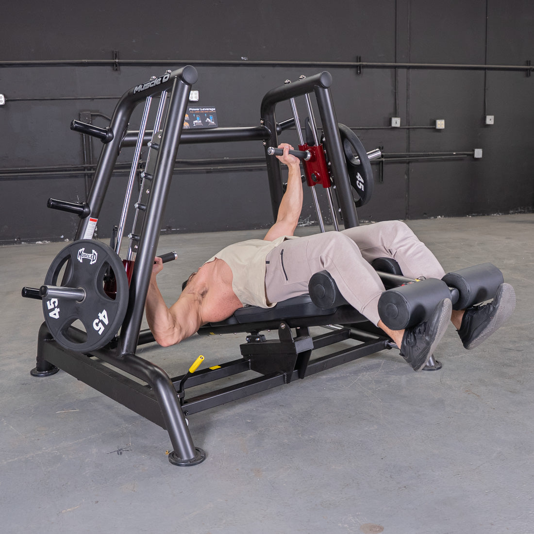 Muscle D Fitness - Power Leverage V2 Flat / Decline Convergent Bench
