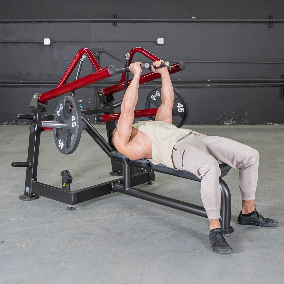 Muscle D Fitness - Power Leverage V2 Horizontal Chest Press