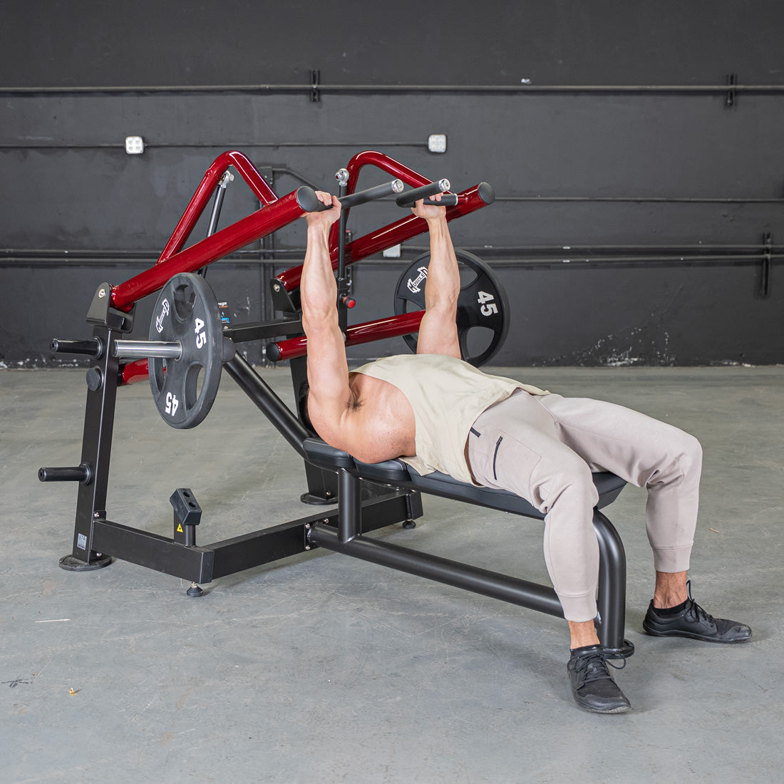 Muscle D Fitness - Power Leverage V2 Horizontal Chest Press