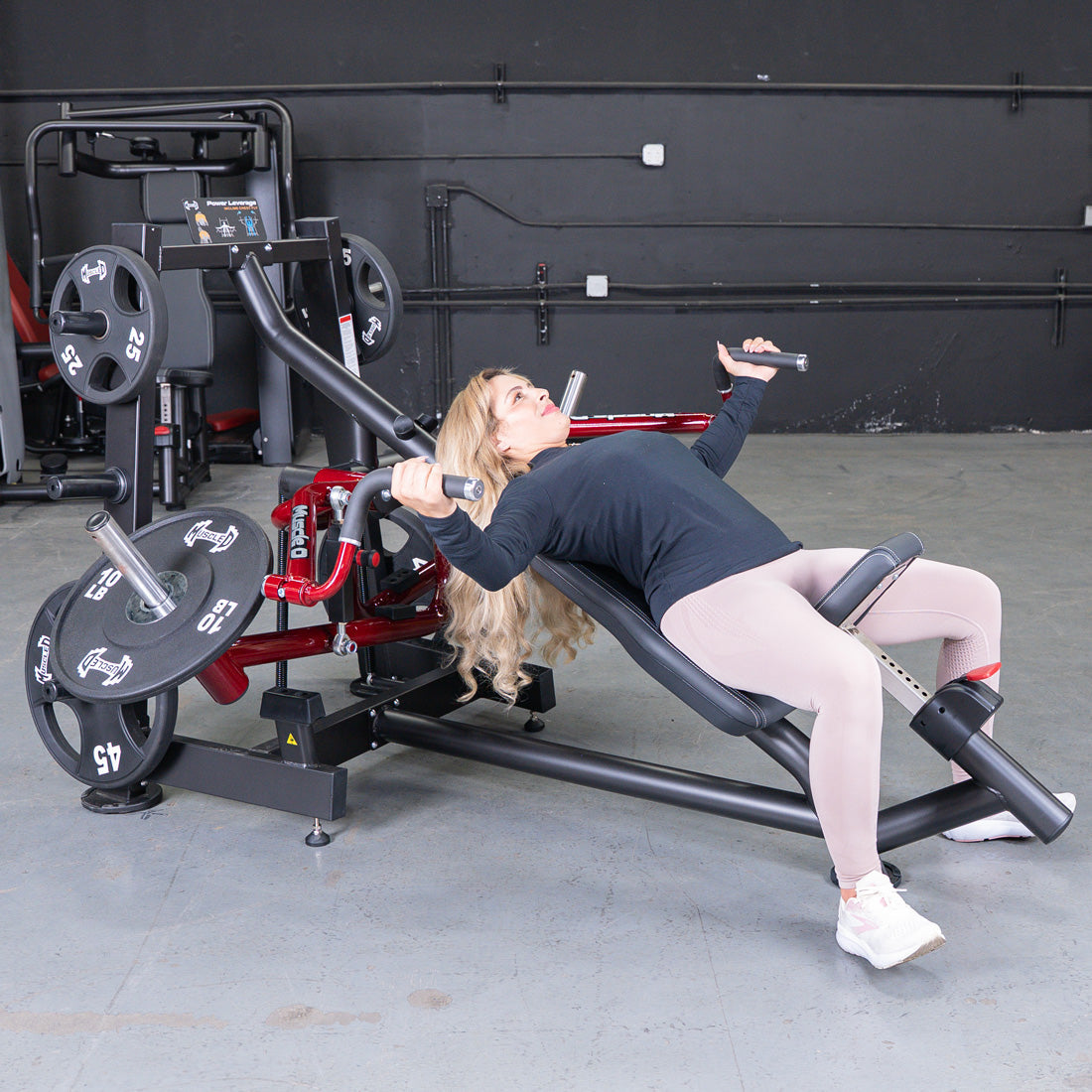 Muscle D Fitness - Power Leverage V2 Incline Pec Fly | Iso-Lateral Chest Machine