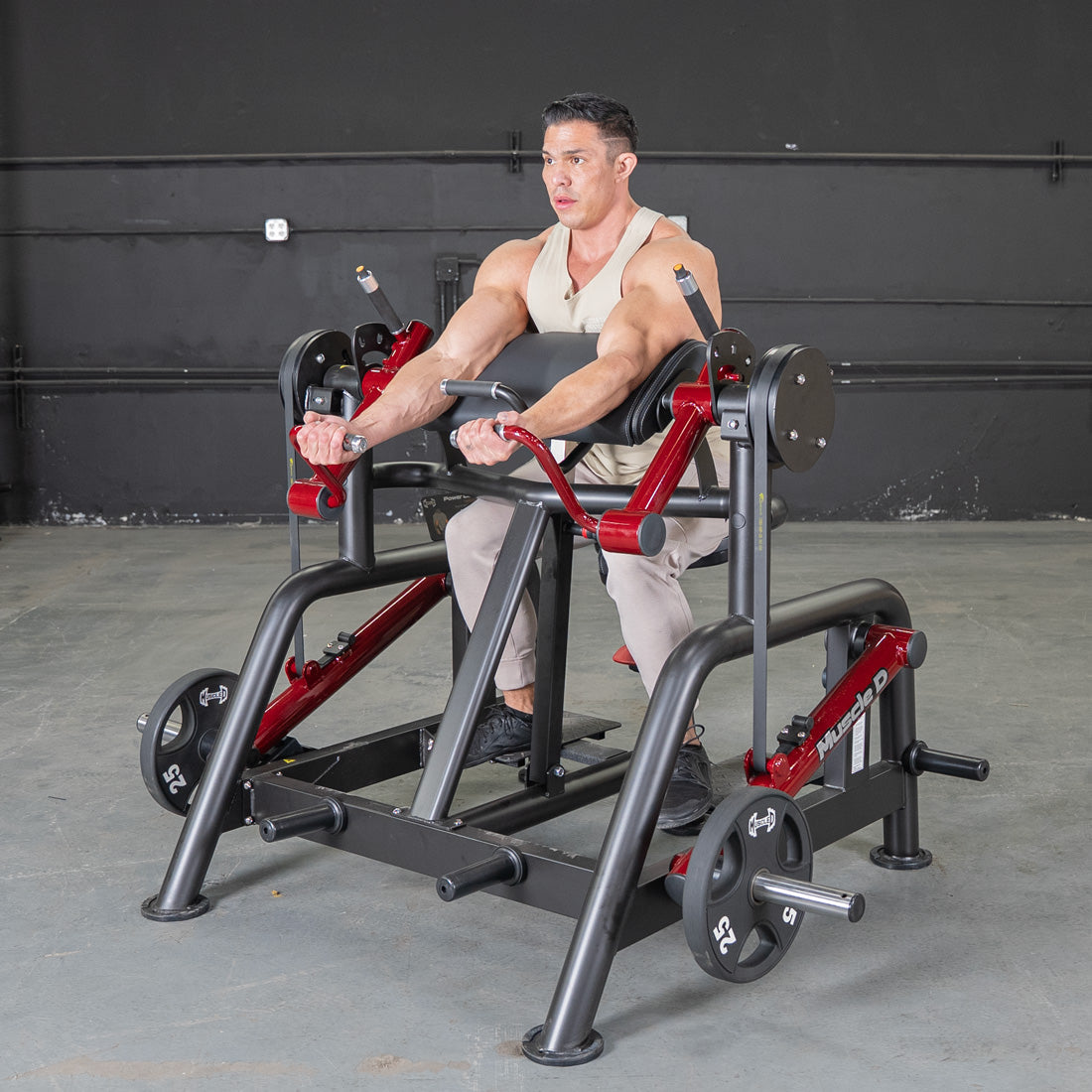 Muscle D Fitness – Power Leverage V2 Iso Lateral Biceps Curl / Preacher Curl