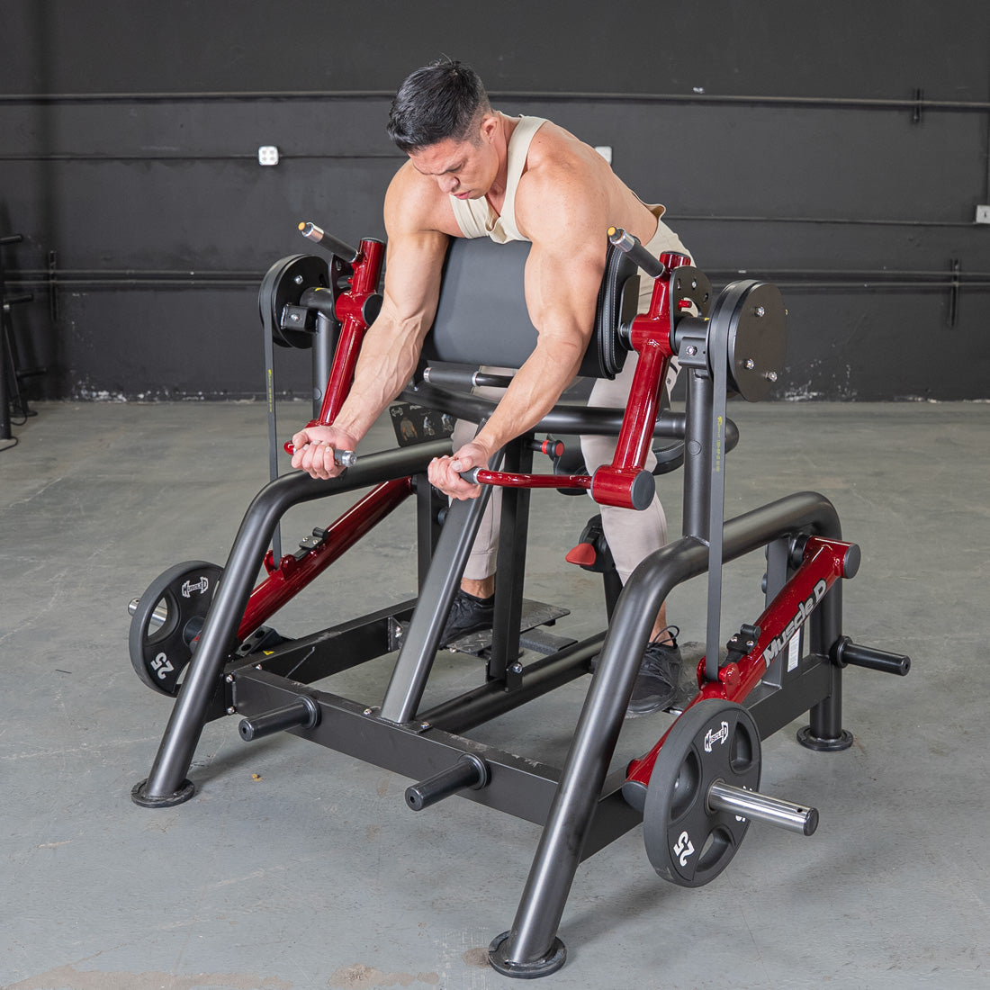 Muscle D Fitness – Power Leverage V2 Iso Lateral Biceps Curl / Preacher Curl