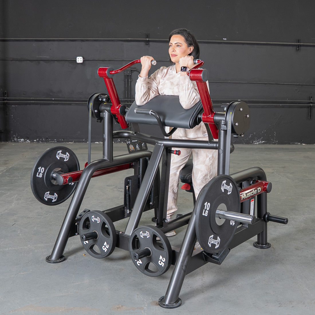 Muscle D Fitness – Power Leverage V2 Iso Lateral Biceps Curl / Preacher Curl