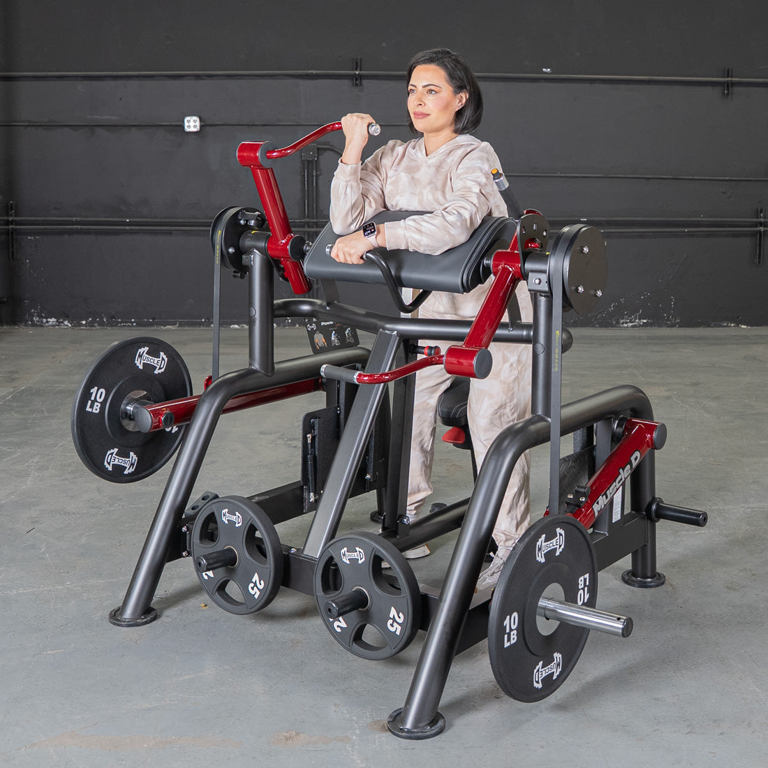 Muscle D Fitness – Power Leverage V2 Iso Lateral Biceps Curl / Preacher Curl