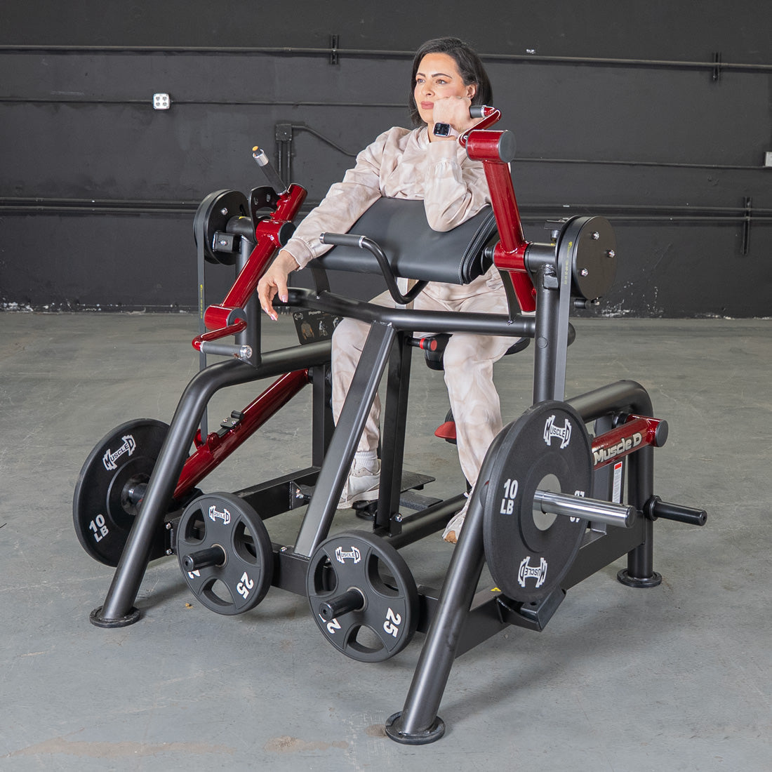 Muscle D Fitness – Power Leverage V2 Iso Lateral Biceps Curl / Preacher Curl