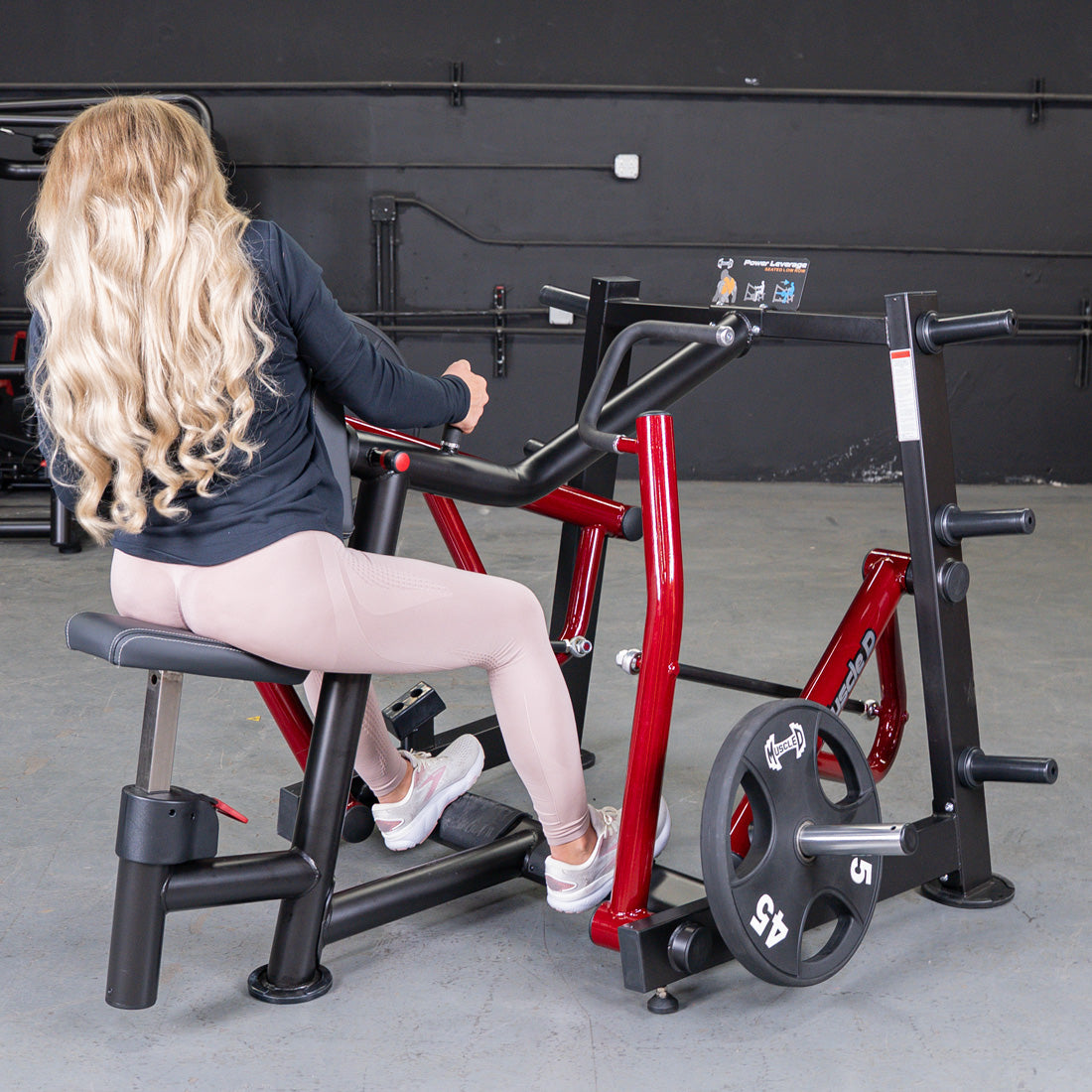 Muscle D Fitness - Power Leverage V2 Dual Hinge Seated Row