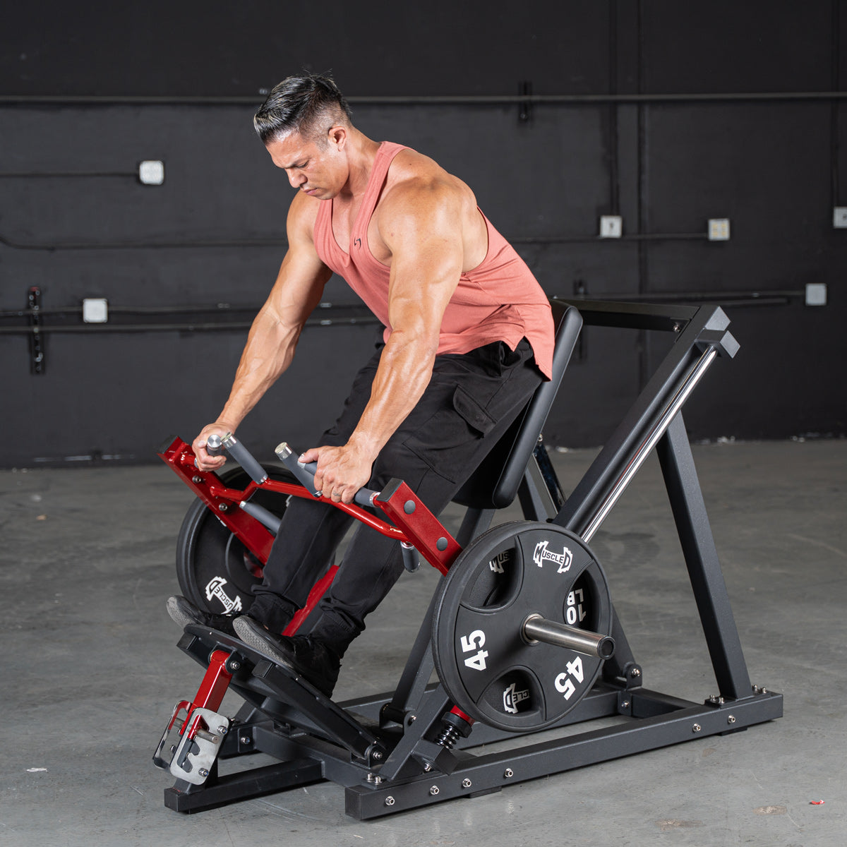 Muscle D Fitness - Power Leverage V2 Linear Bearing Row