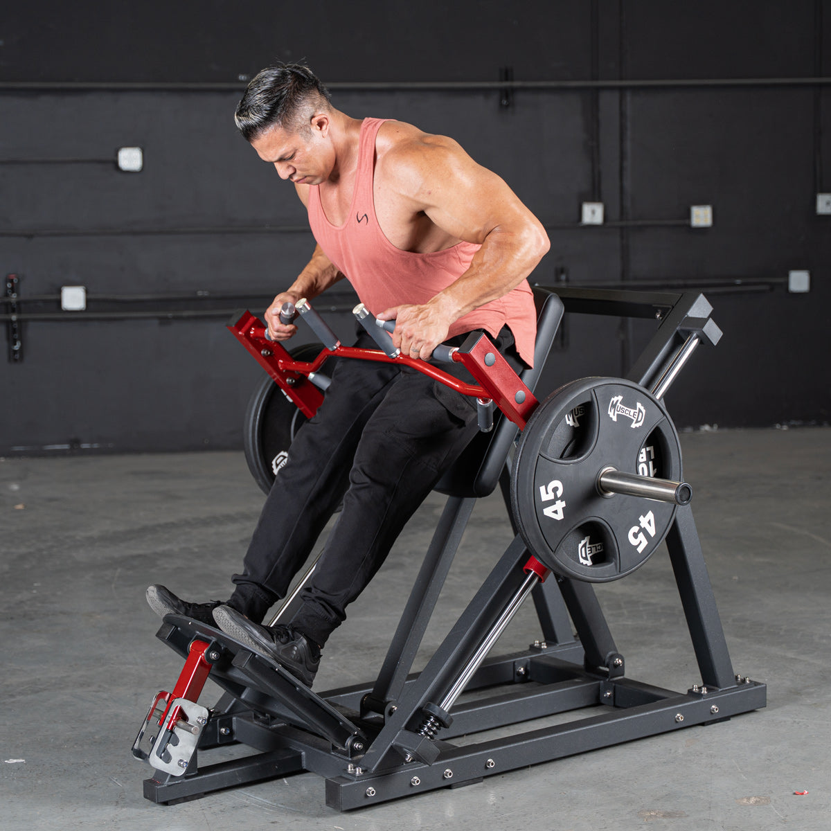 Muscle D Fitness - Power Leverage V2 Linear Bearing Row