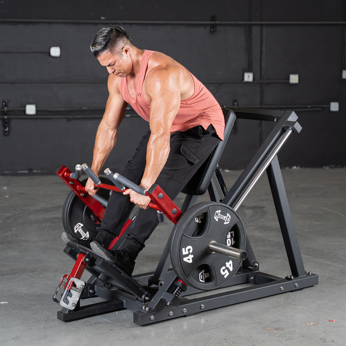 Muscle D Fitness - Power Leverage V2 Linear Bearing Row