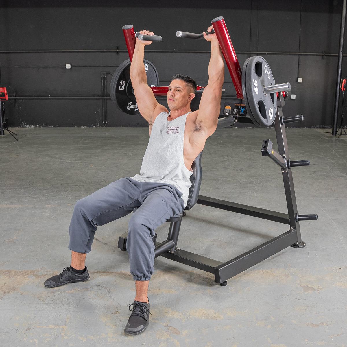 Muscle D Fitness - Power Leverage V2 Shoulder Press