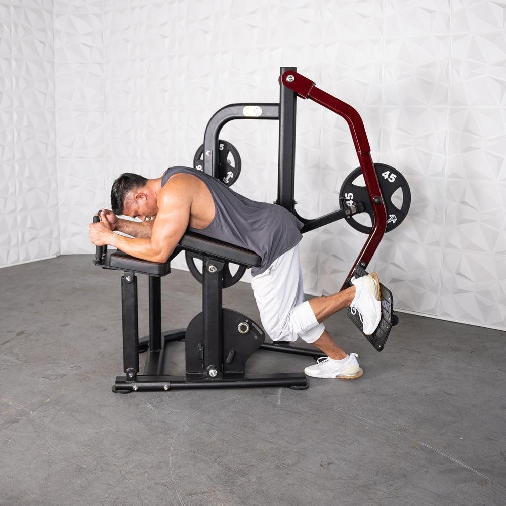 Muscle D Fitnes - Pro Strength Booty Shaper - Adjustable, Plate Loaded, Glute Kick