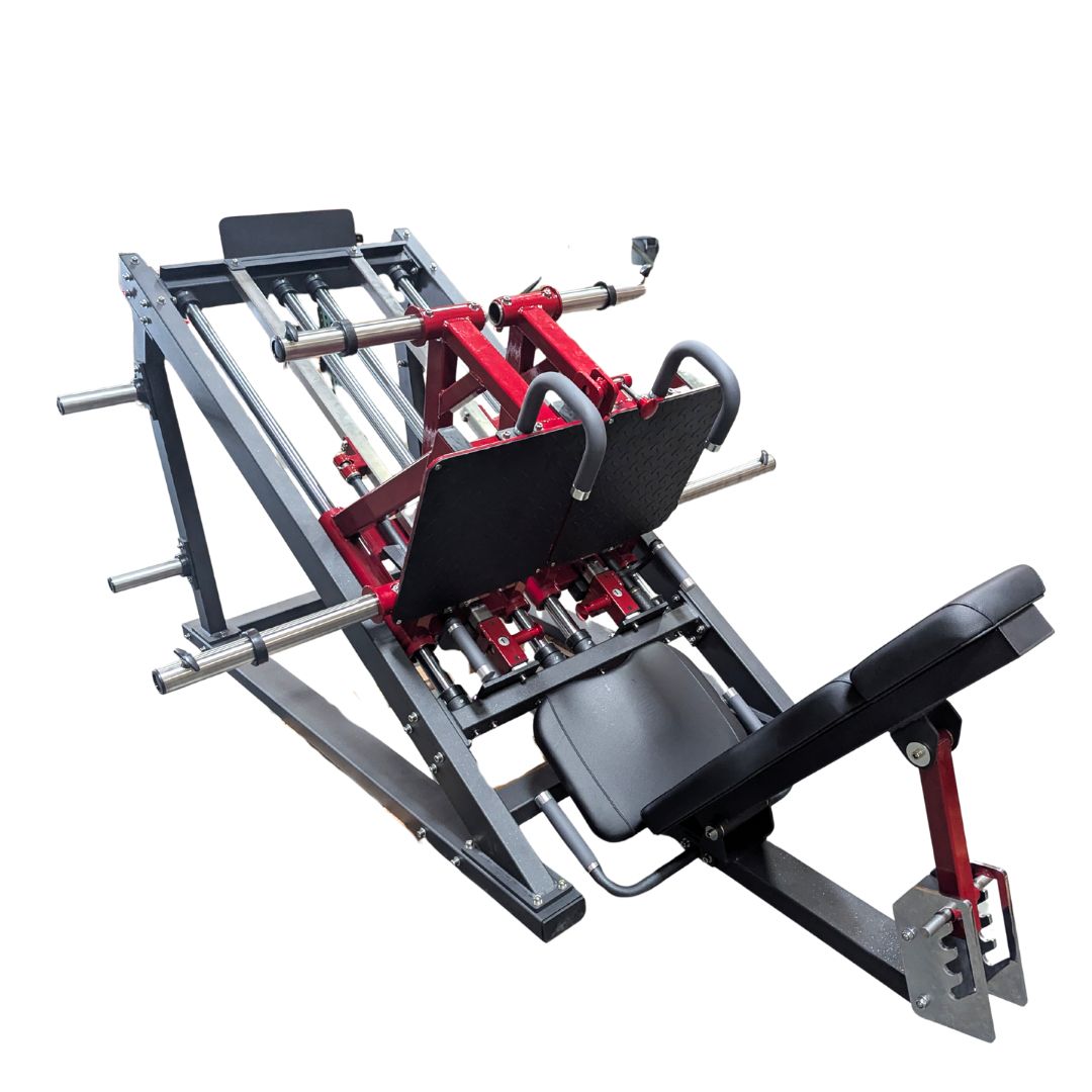 Muscle D Fitness - Pro Strength Dual Leg Press - Plate Loaded - Iso-Lateral - 45-Degree