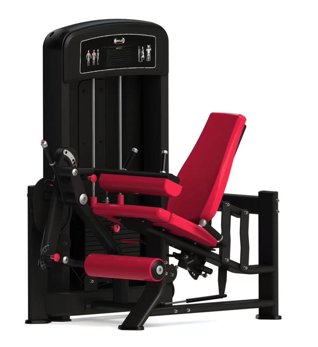 Muscle D Fitness - Elite Selectorized Leg Extension Seated Leg Curl Combo - Commercial Grade - Adjustable Seated - Pin Selectorized