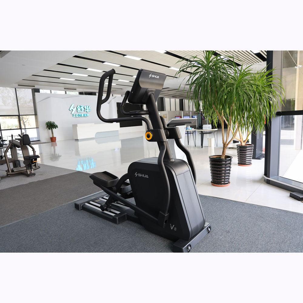 Muscle D Fitness - Self Powered Commercial Cross Trainer - Elliptical - Durable Commercial-Grade Cross Trainer Elliptical