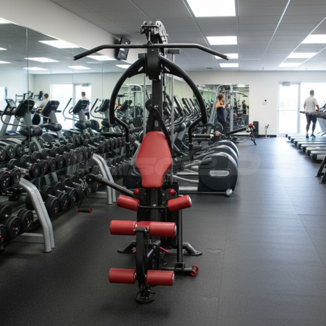 Muscle D Fitness - Compact Single-Stack Multi-Gym - Full Body, Space-Saving