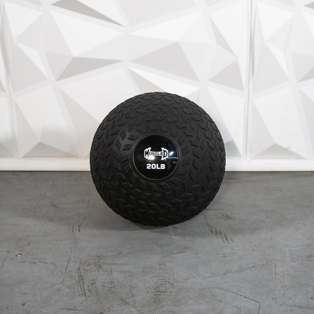 Muscle D Fitness - Slam Ball - Tire Track Design - Thick Outer Shell