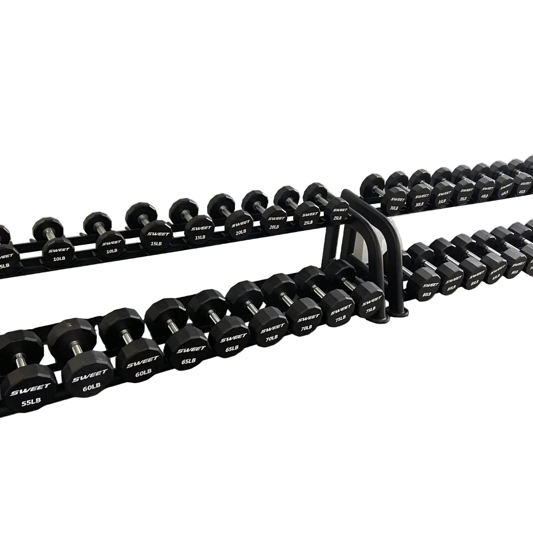 Muscle D Fitness - Sweet Dumbbell Set 5-100 lb. (Rack sold separately)