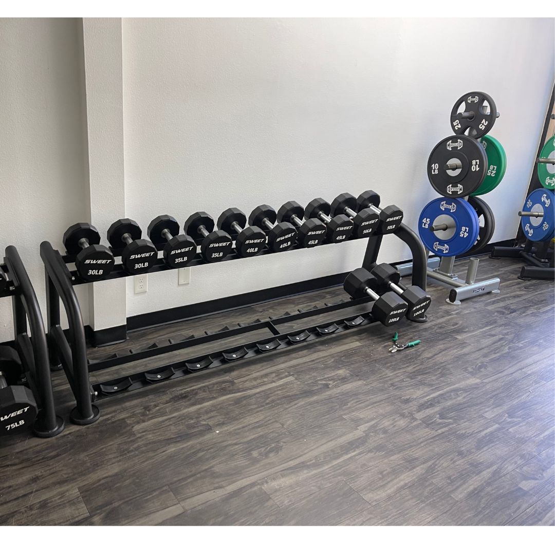 Muscle D Fitness - Sweet Dumbbell Set 5-100 lb. (Rack sold separately)