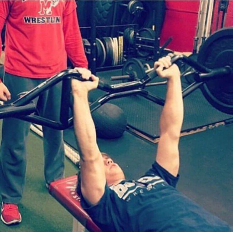 Muscle D Fitness - TGrip Pro Series Single Handle Bar with Solid Olympic Sleeves - Multi Grip - Functional Training - Football - Swiss - Neutral