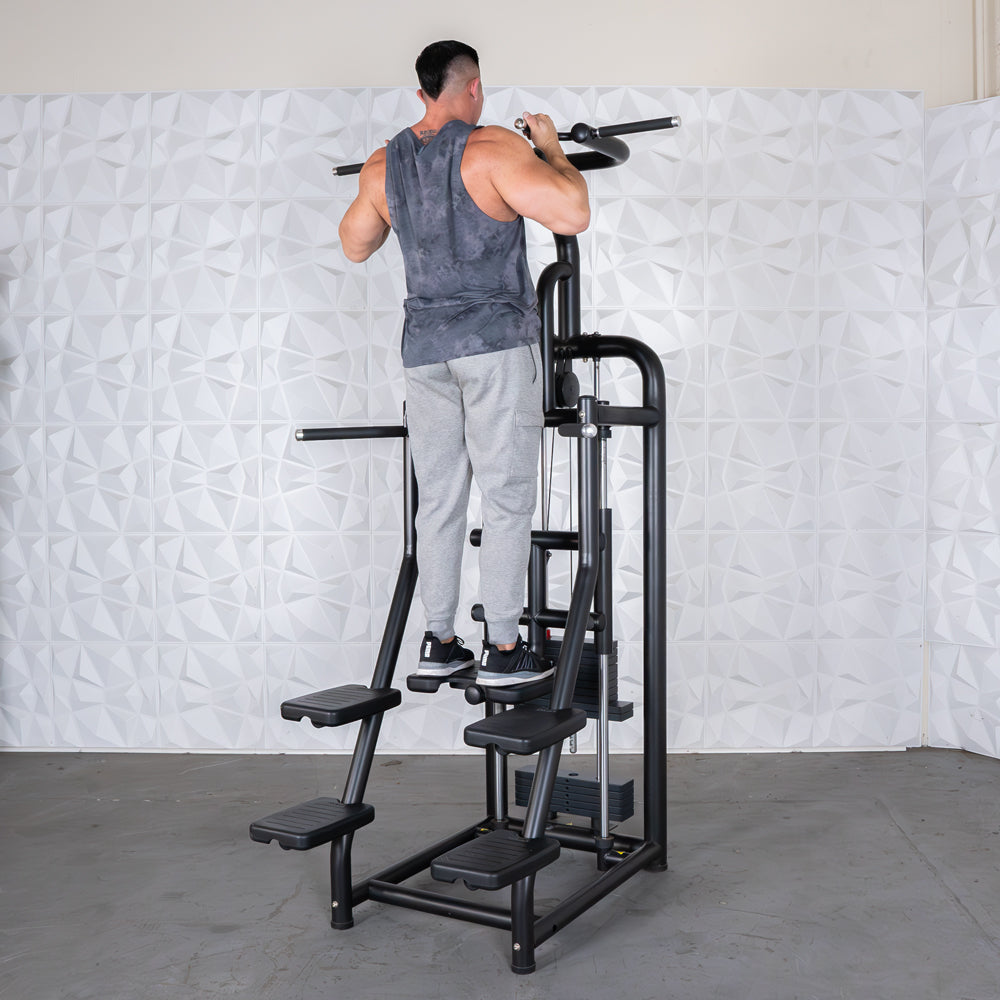 Muscle D Fitness - Vogue Assisted Chin Dip Machine | Commercial Gym Equipment