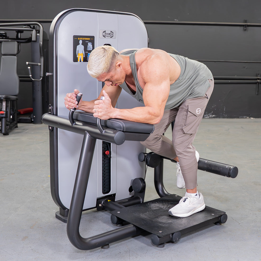 Muscle D Fitness - Vogue Glute Extension Machine - Commercial Gym