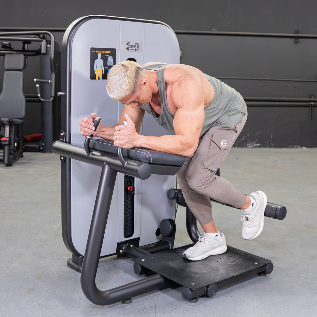 Muscle D Fitness - Vogue Glute Extension Machine - Commercial Gym