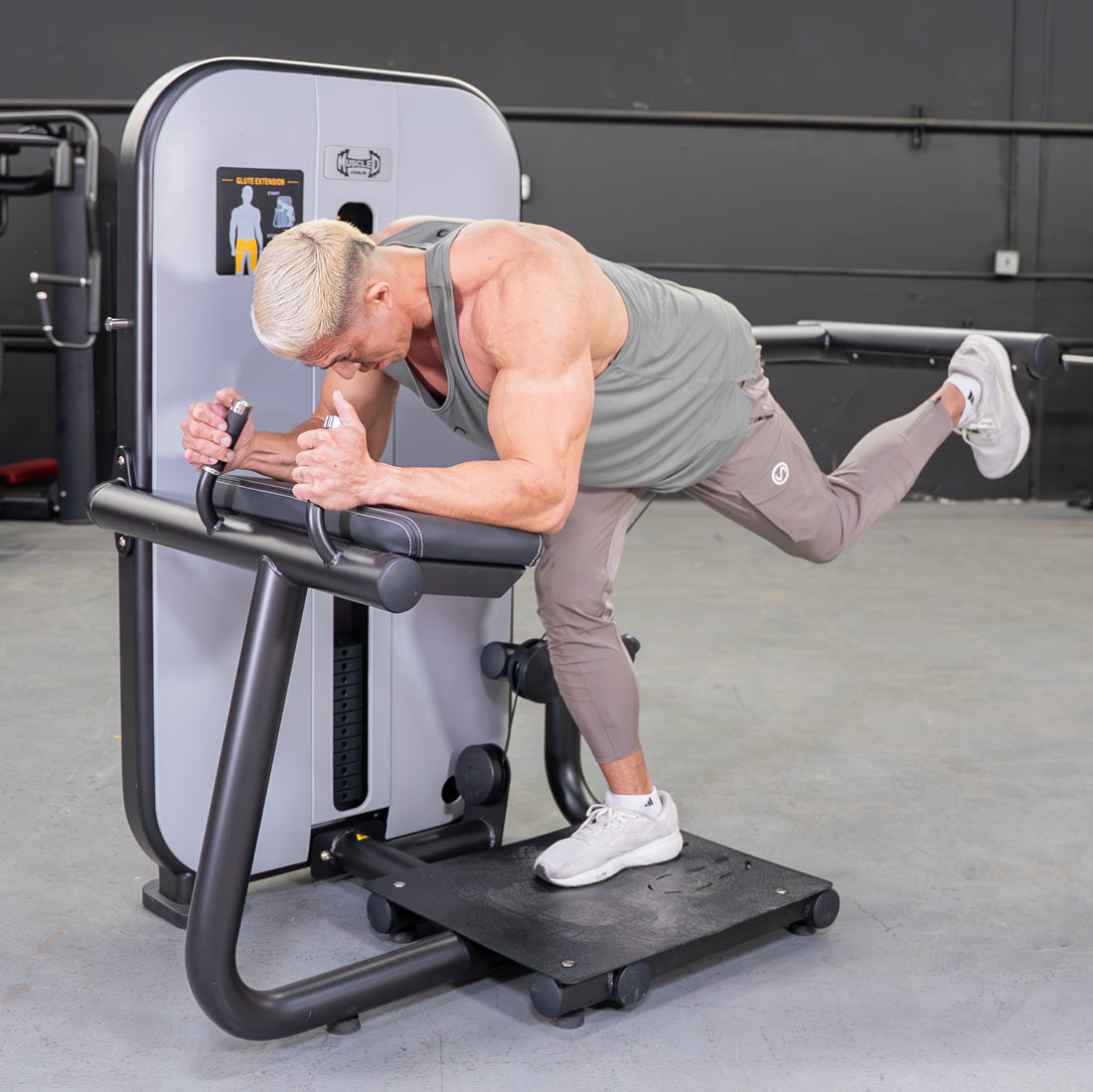 Muscle D Fitness - Vogue Glute Extension Machine - Commercial Gym