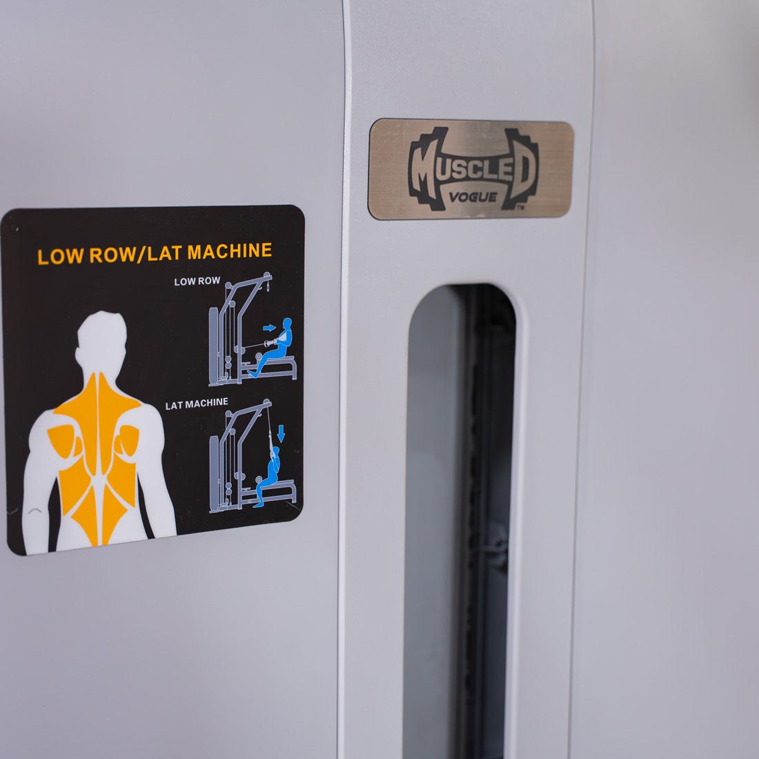 Muscle D Fitness - Vogue Lat Pulldown Low Row Combo | Commercial Grade