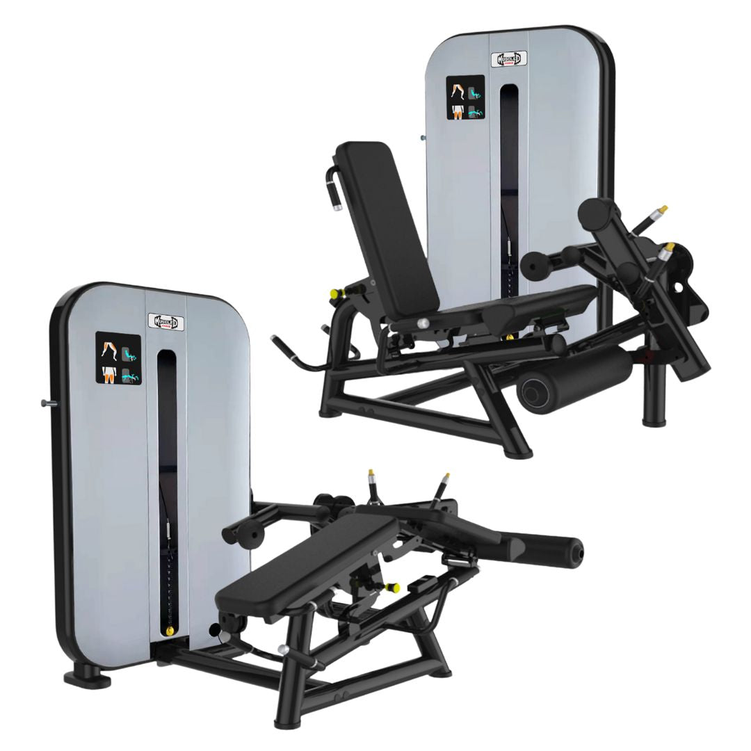 Muscle D Fitness - Vogue Leg Extension - Prone Leg Curl Combo - Commercial Gym Equipment