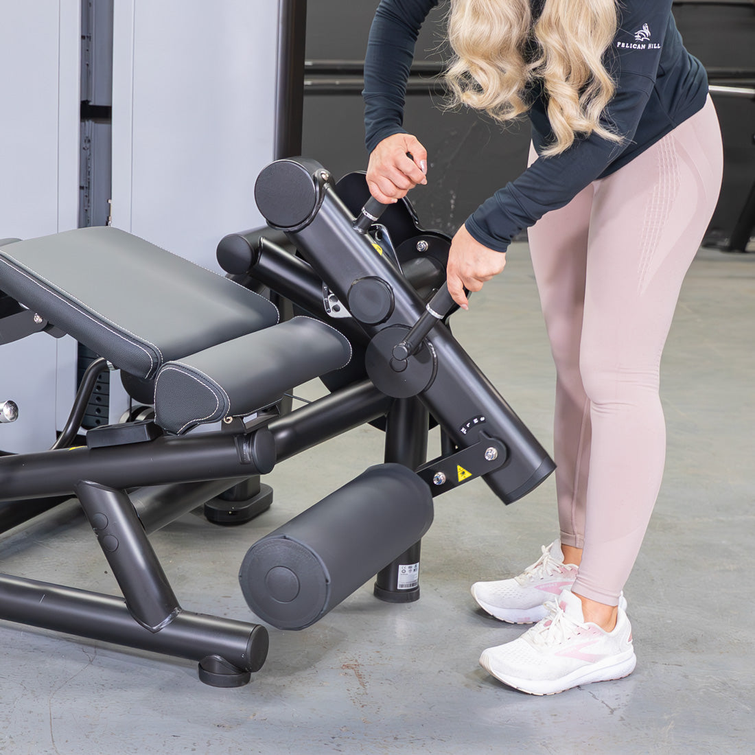 Muscle D Fitness - Vogue Leg Extension - Prone Leg Curl Combo - Commercial Gym Equipment