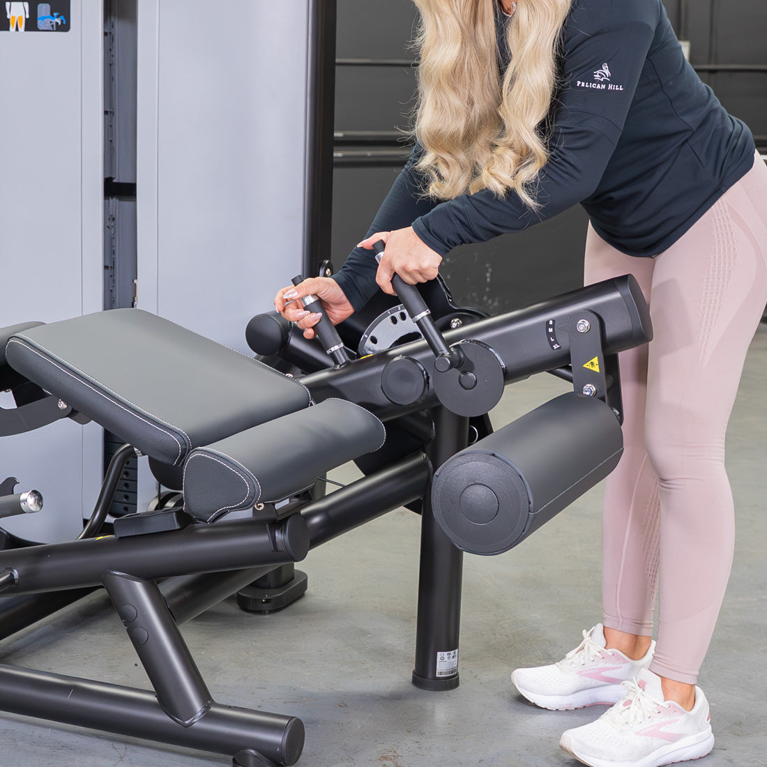 Muscle D Fitness - Vogue Leg Extension - Prone Leg Curl Combo - Commercial Gym Equipment