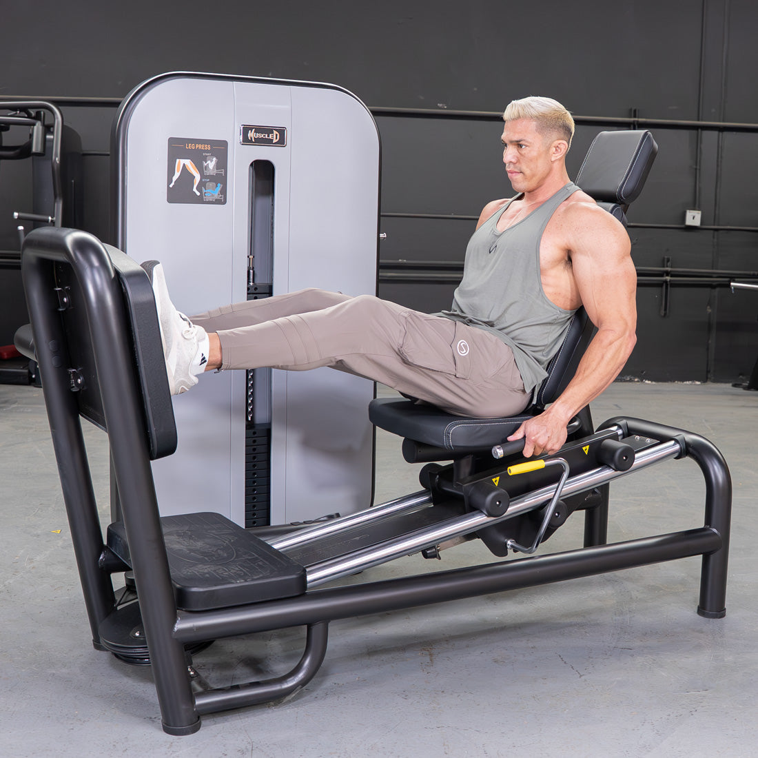 Muscle D Fitness - Vogue Selectorized Leg Press - 240lb Stack
