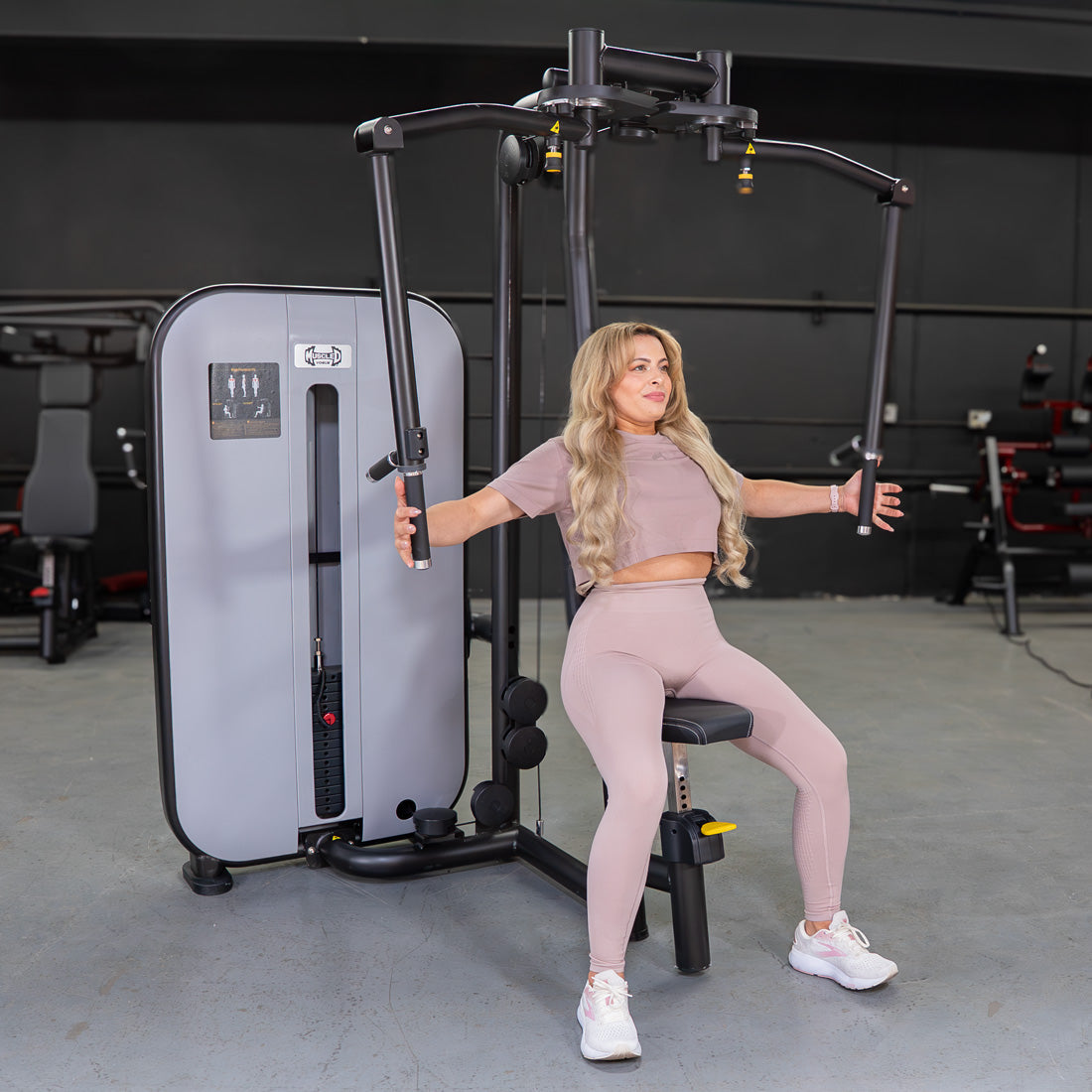 Muscle D Fitness - Vogue Pec Deck Rear Delt Machine - Commercial Gym