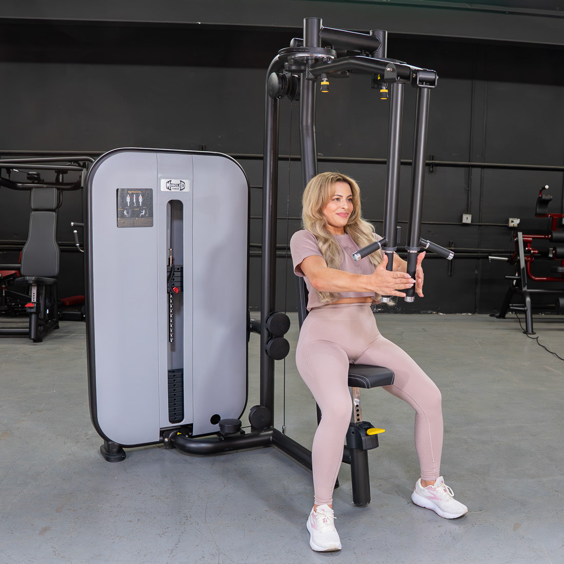 Muscle D Fitness - Vogue Pec Deck Rear Delt Machine - Commercial Gym