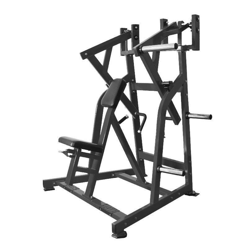 Muscle D Fitness - Excel Iso-Lateral Low Row - Plate Load Seated Row - Gas Shock Assisted Seat Adjustment - Weight Storage Pins