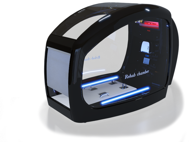 Cryonick HotCRYO Yoga & Pilates capsule chamber for weight loss and mobility restoration