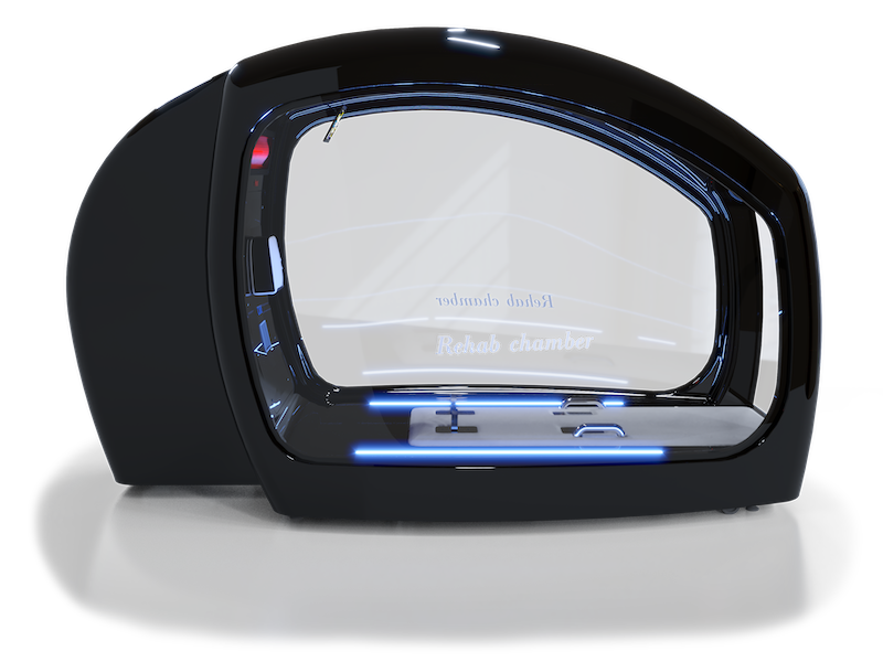 Cryonick HotCRYO Yoga & Pilates capsule chamber for weight loss and mobility restoration
