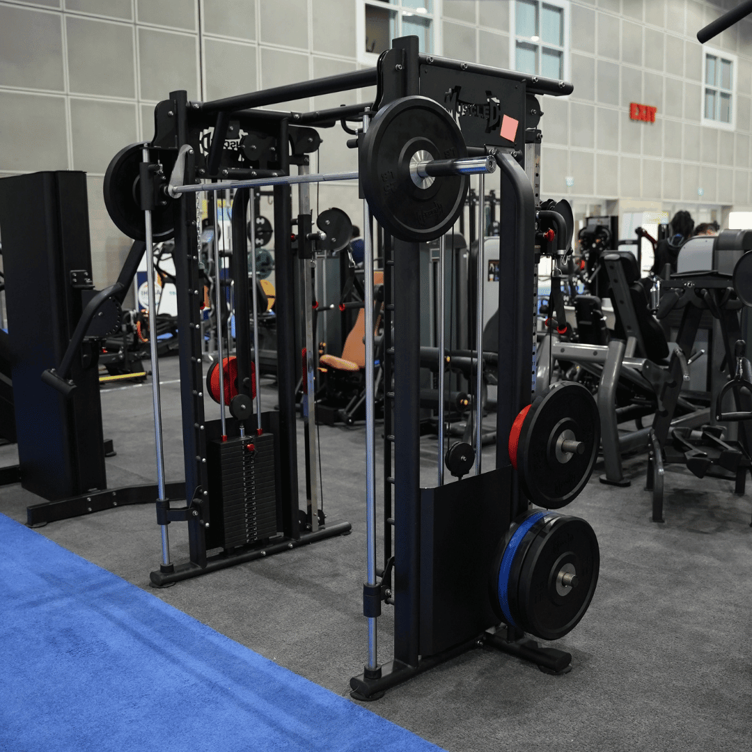 Muscle D Fitness - Dual Adjustable Pulley Smith Combo – Full Body Trainer