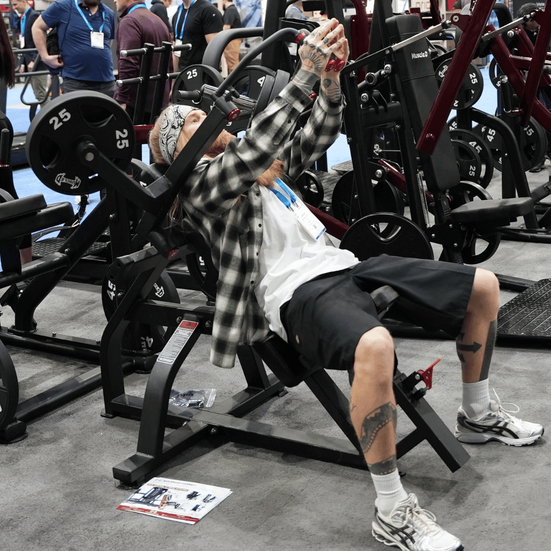 Muscle D Fitness - Excel Plate Loaded Incline Pec Fly – Upper Chest Machine